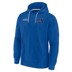 New York Giants Unisex Elements Super Soft Fleece Pullover Hoodie Royal