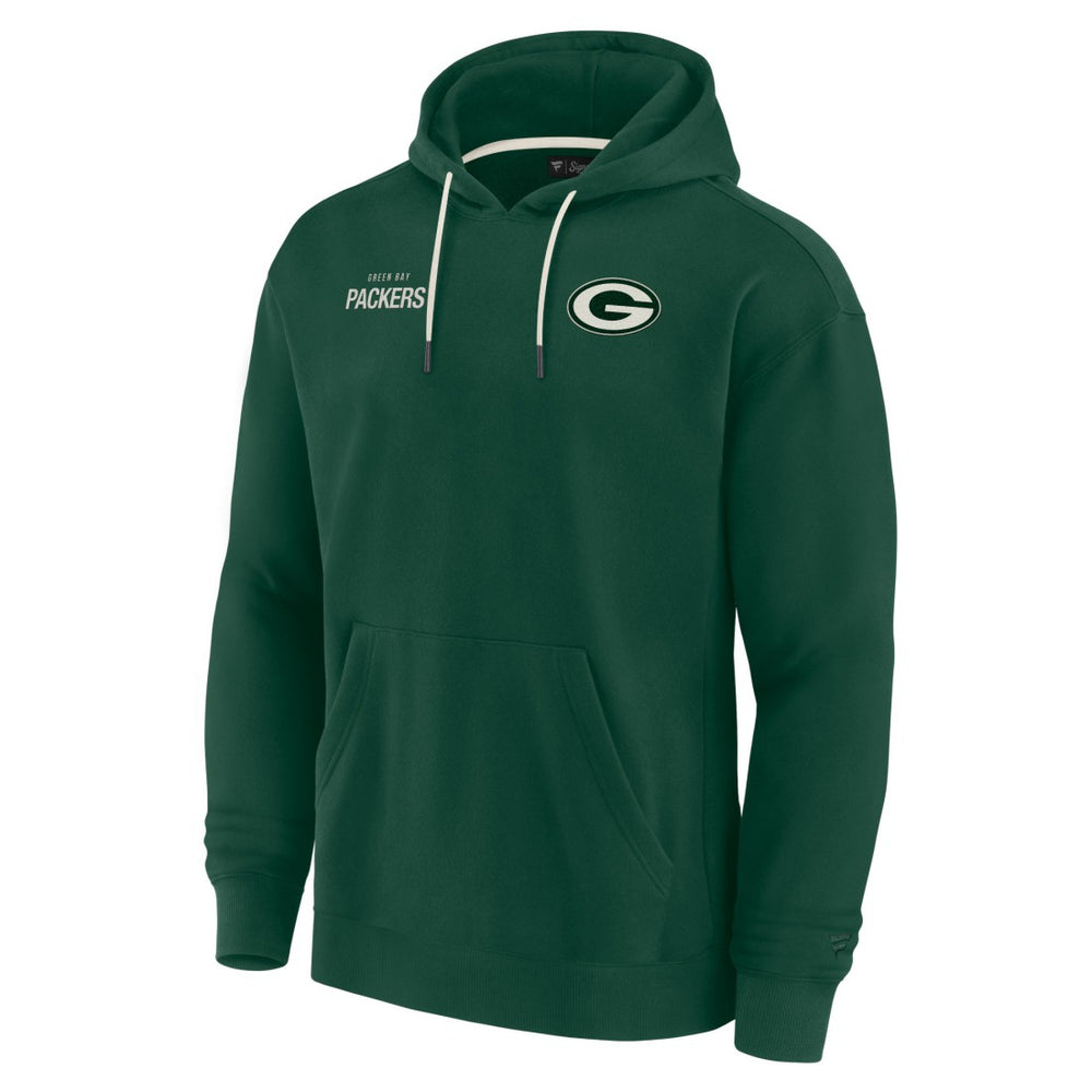 Green Bay Packers Unisex Elements Super Soft Fleece Pullover Hoodie Green