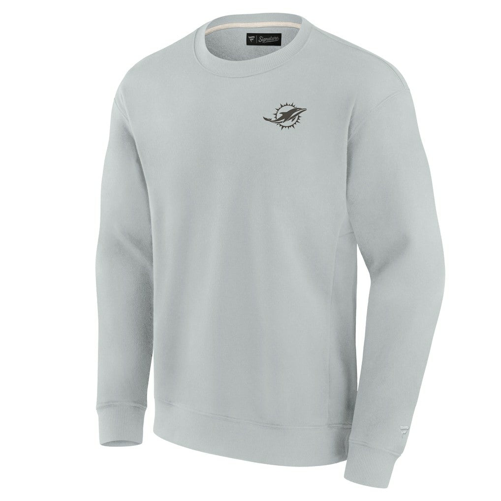 Miami Dolphins Unisex Elements Super Soft Pullover Sweatshirt Gray