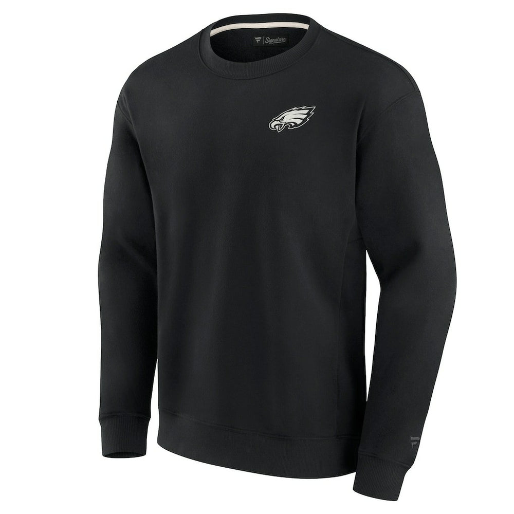 Philadelphia Eagles Unisex Elements Super Soft Pullover Sweatshirt Black