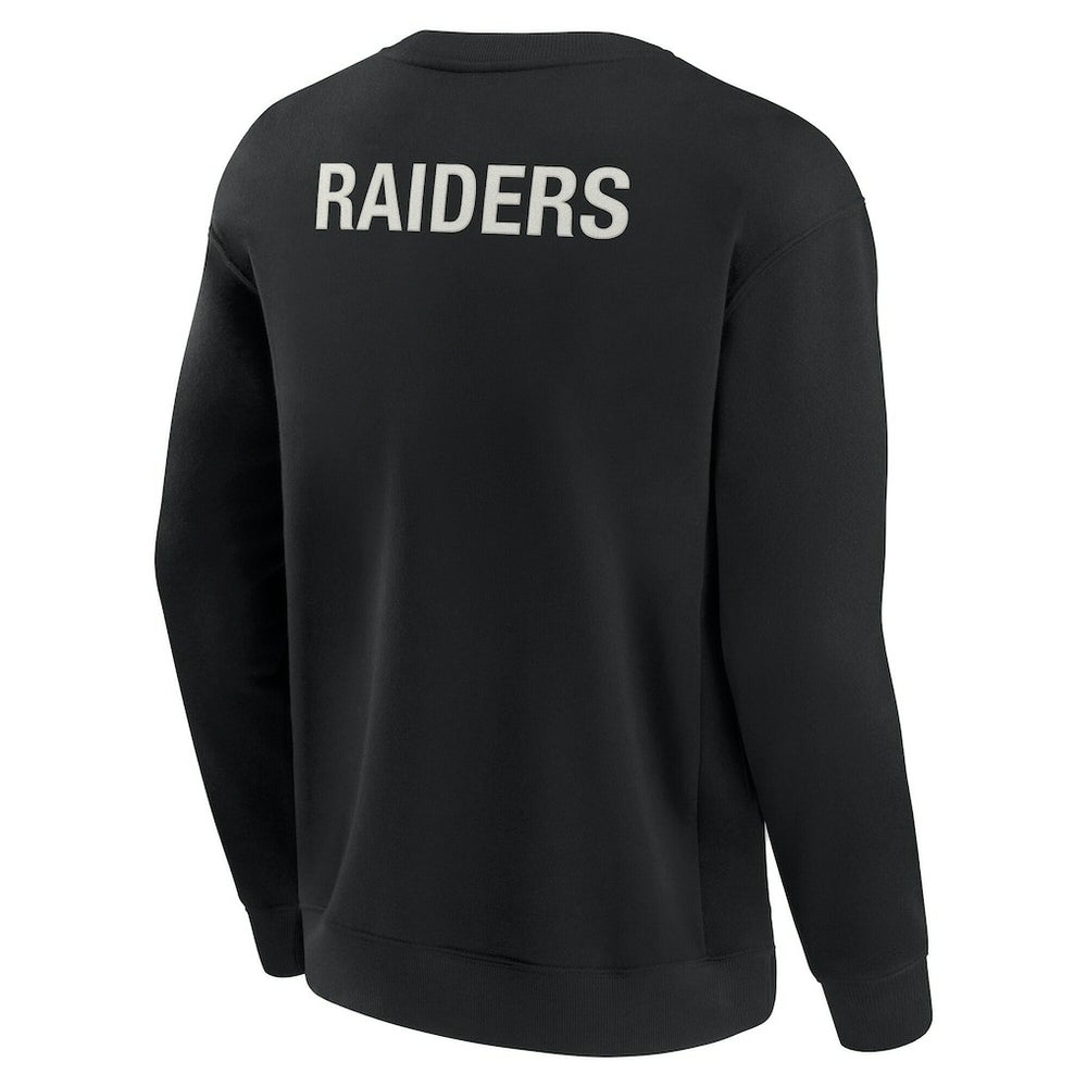 Las Vegas Raiders Unisex Elements Super Soft Pullover Sweatshirt Black