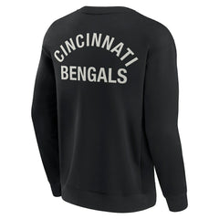 Cincinnati Bengals Unisex Elements Super Soft Pullover Sweatshirt Black