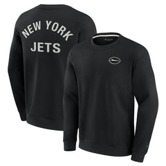 New York Jets Unisex Elements Super Soft Pullover Sweatshirt Black