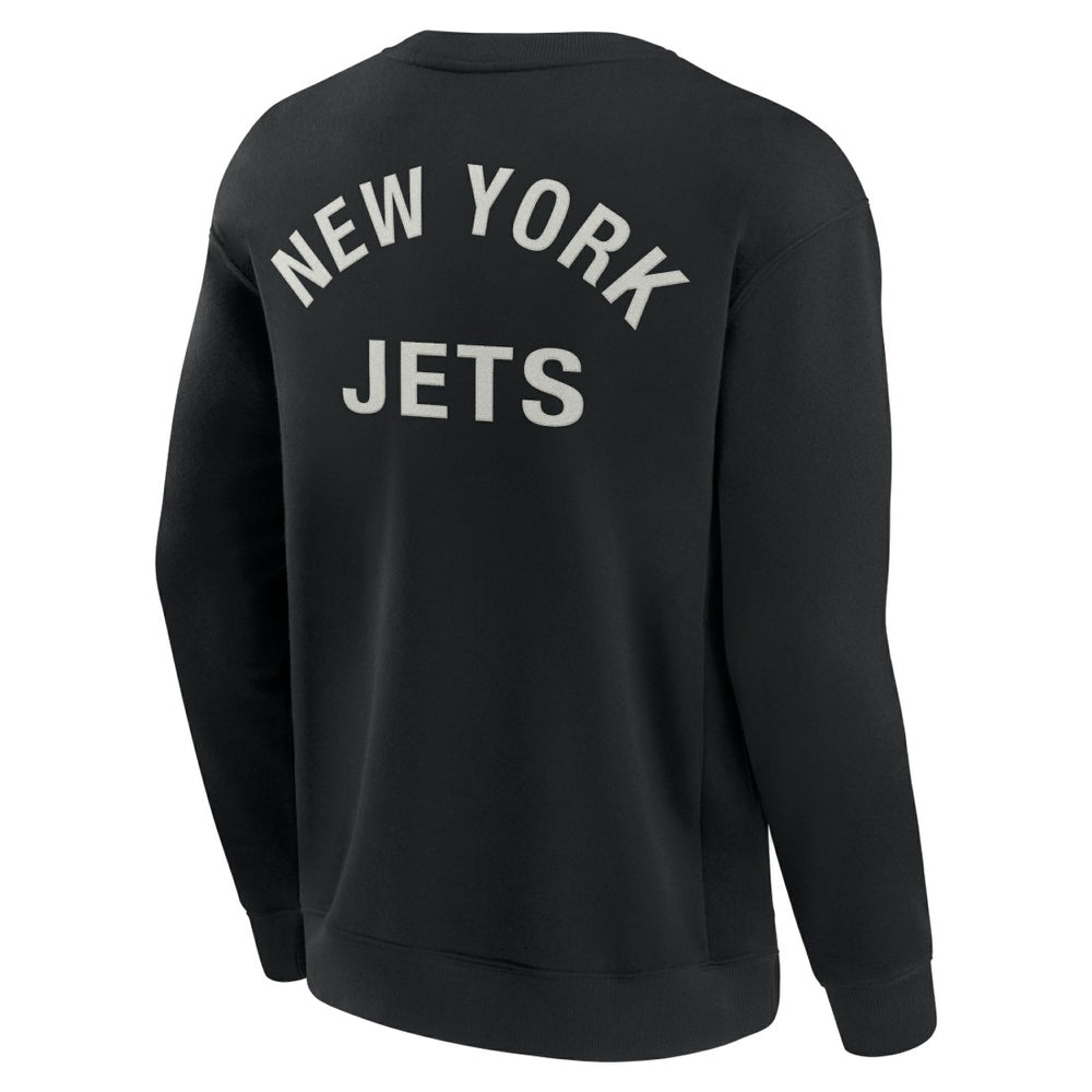 New York Jets Unisex Elements Super Soft Pullover Sweatshirt Black