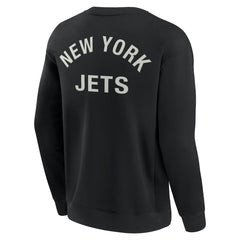 New York Jets Unisex Elements Super Soft Pullover Sweatshirt Black