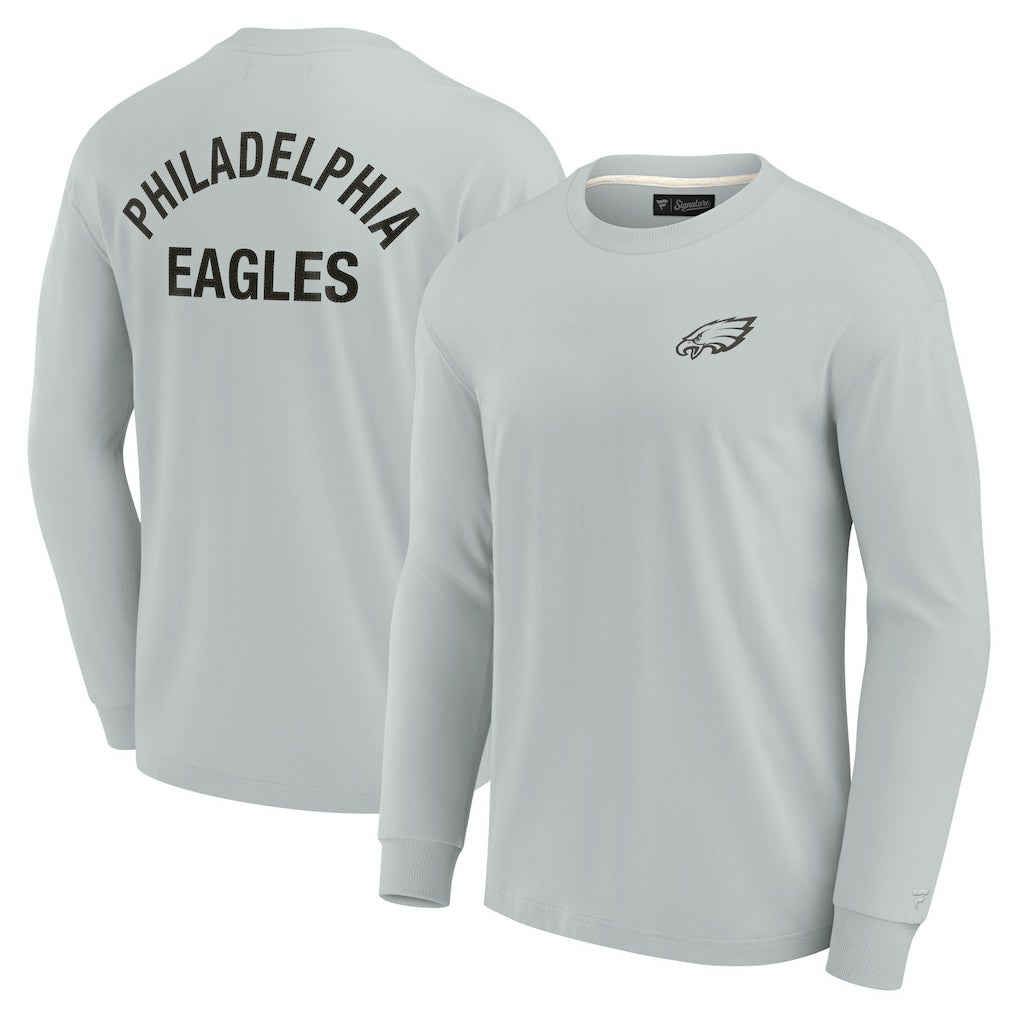 Philadelphia Eagles Unisex Elements Super Soft Long Sleeve T-Shirt Gray