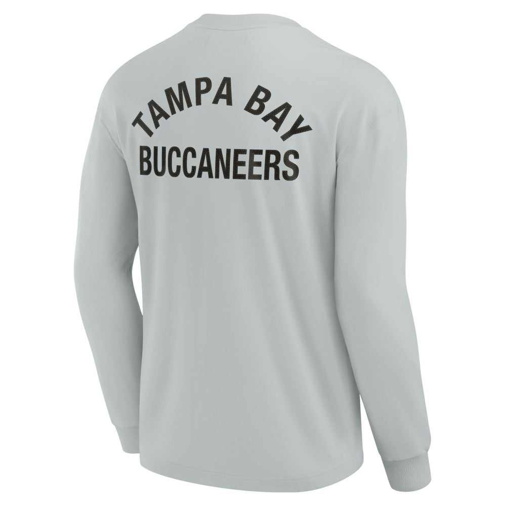 Tampa Bay Buccaneers Unisex Elements Super Soft Long Sleeve T-Shirt Gray