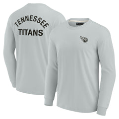 Tennessee Titans Unisex Elements Super Soft Long Sleeve T-Shirt Gray