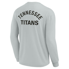 Tennessee Titans Unisex Elements Super Soft Long Sleeve T-Shirt Gray
