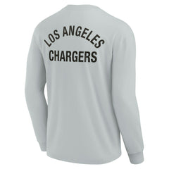 Los Angeles Chargers Unisex Elements Super Soft Long Sleeve T-Shirt Gray