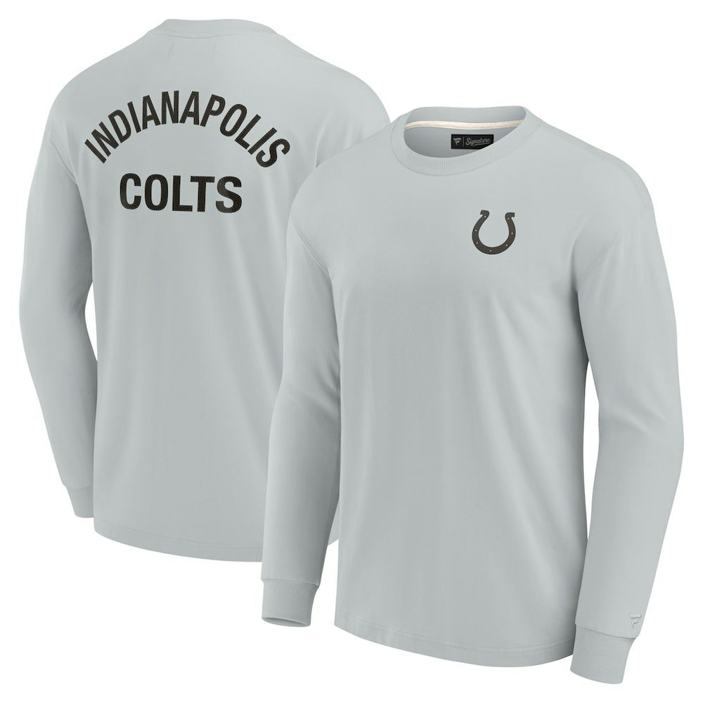 Indianapolis Colts Unisex Elements Super Soft Long Sleeve T-Shirt Gray