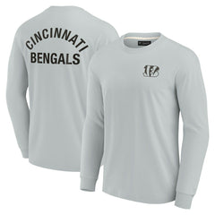 Cincinnati Bengals Unisex Elements Super Soft Long Sleeve T-Shirt Gray