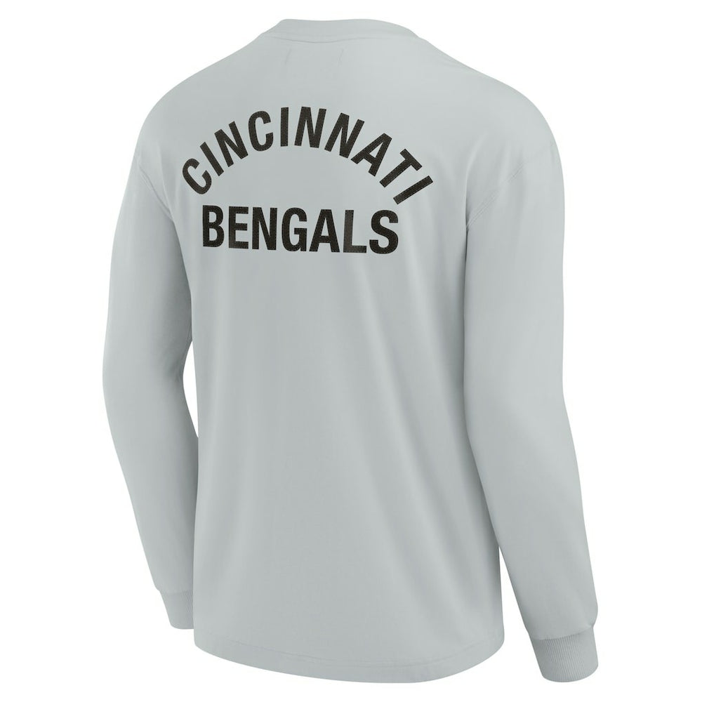 Cincinnati Bengals Unisex Elements Super Soft Long Sleeve T-Shirt Gray