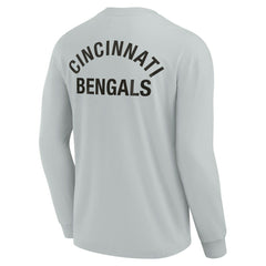 Cincinnati Bengals Unisex Elements Super Soft Long Sleeve T-Shirt Gray