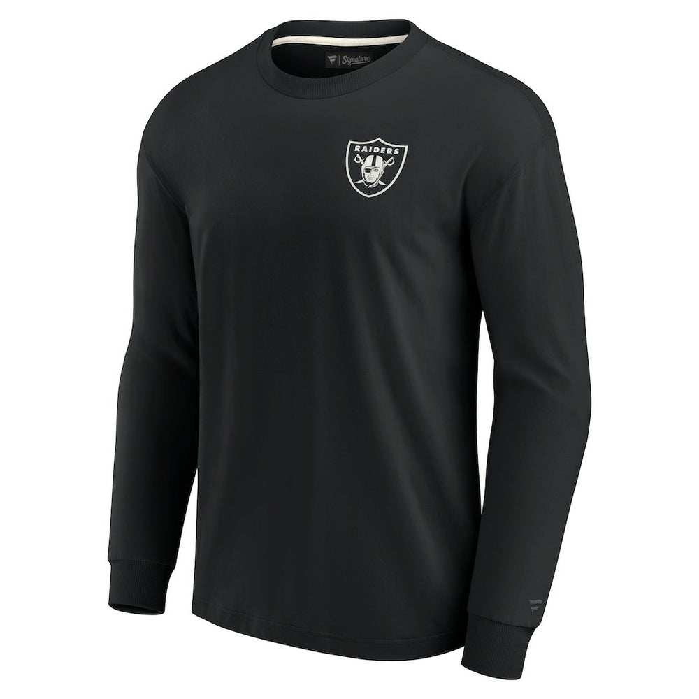 Las Vegas Raiders Unisex Elements Super Soft Long Sleeve T-Shirt Black