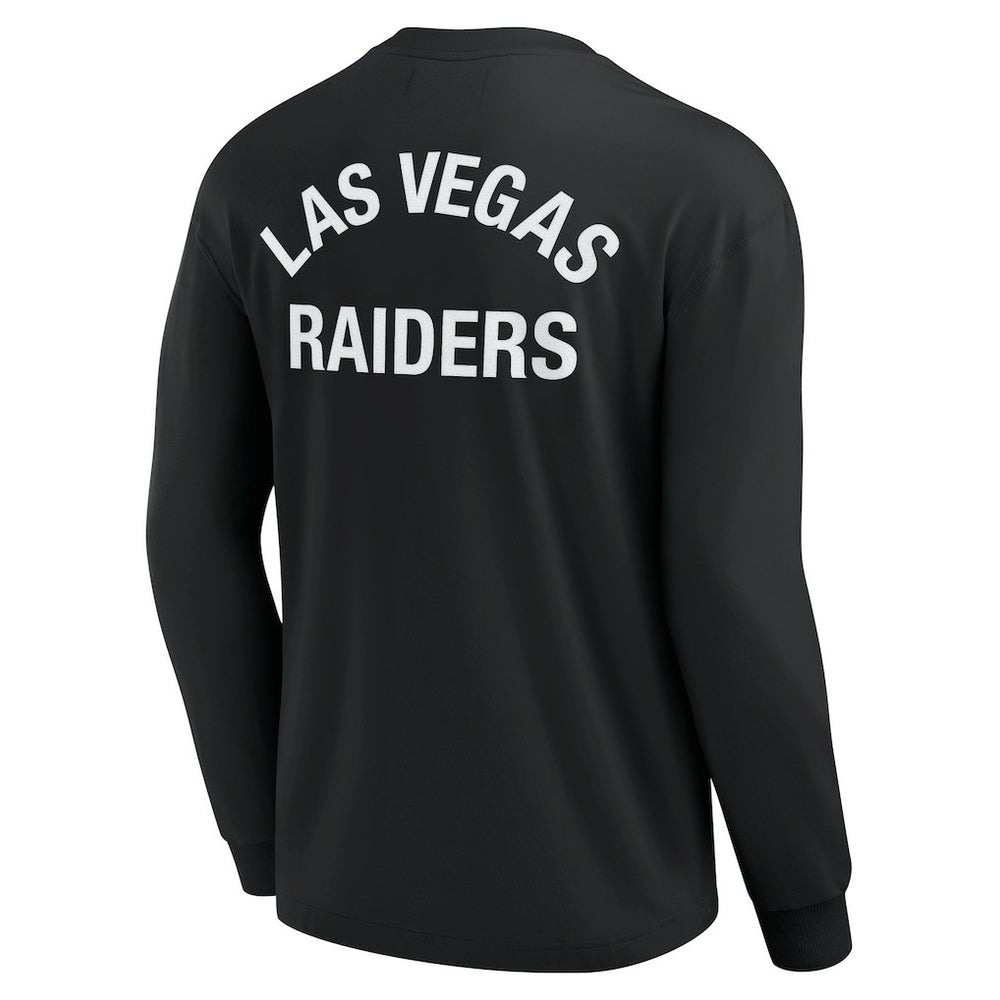 Las Vegas Raiders Unisex Elements Super Soft Long Sleeve T-Shirt Black