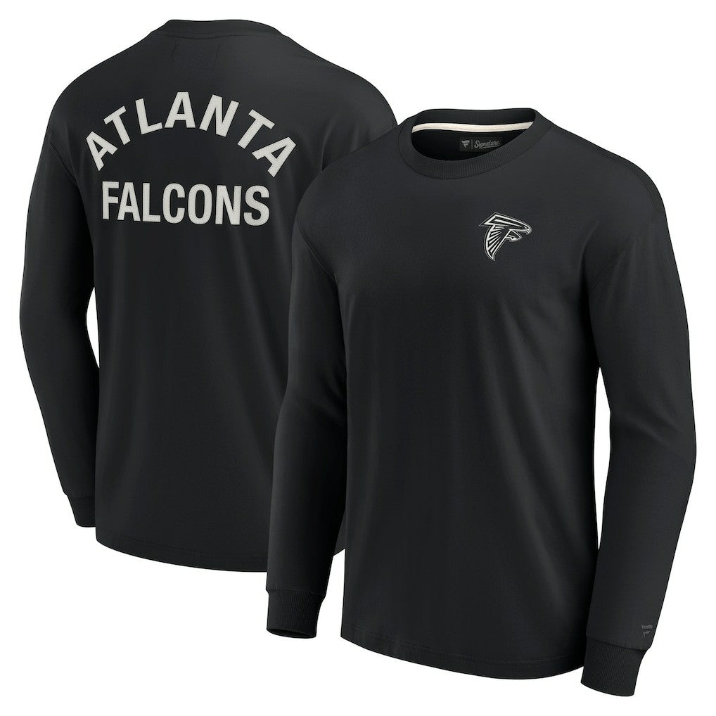 Atlanta Falcons Unisex Elements Super Soft Long Sleeve T-Shirt Black