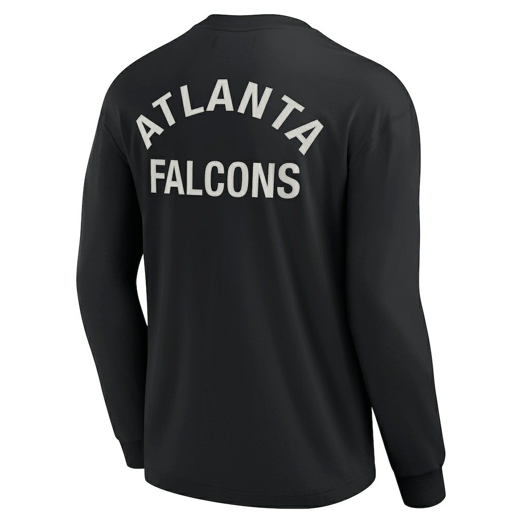 Atlanta Falcons Unisex Elements Super Soft Long Sleeve T-Shirt Black