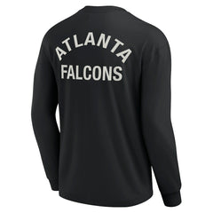 Atlanta Falcons Unisex Elements Super Soft Long Sleeve T-Shirt Black