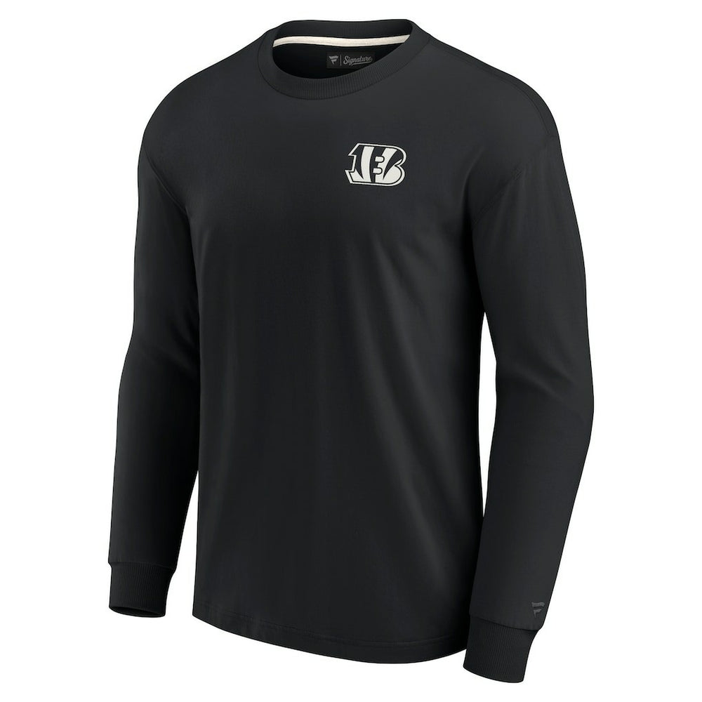 Cincinnati Bengals Unisex Elements Super Soft Long Sleeve T-Shirt Black