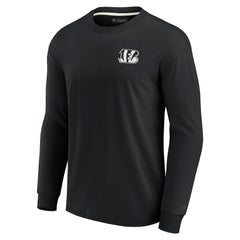 Cincinnati Bengals Unisex Elements Super Soft Long Sleeve T-Shirt Black