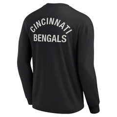 Cincinnati Bengals Unisex Elements Super Soft Long Sleeve T-Shirt Black