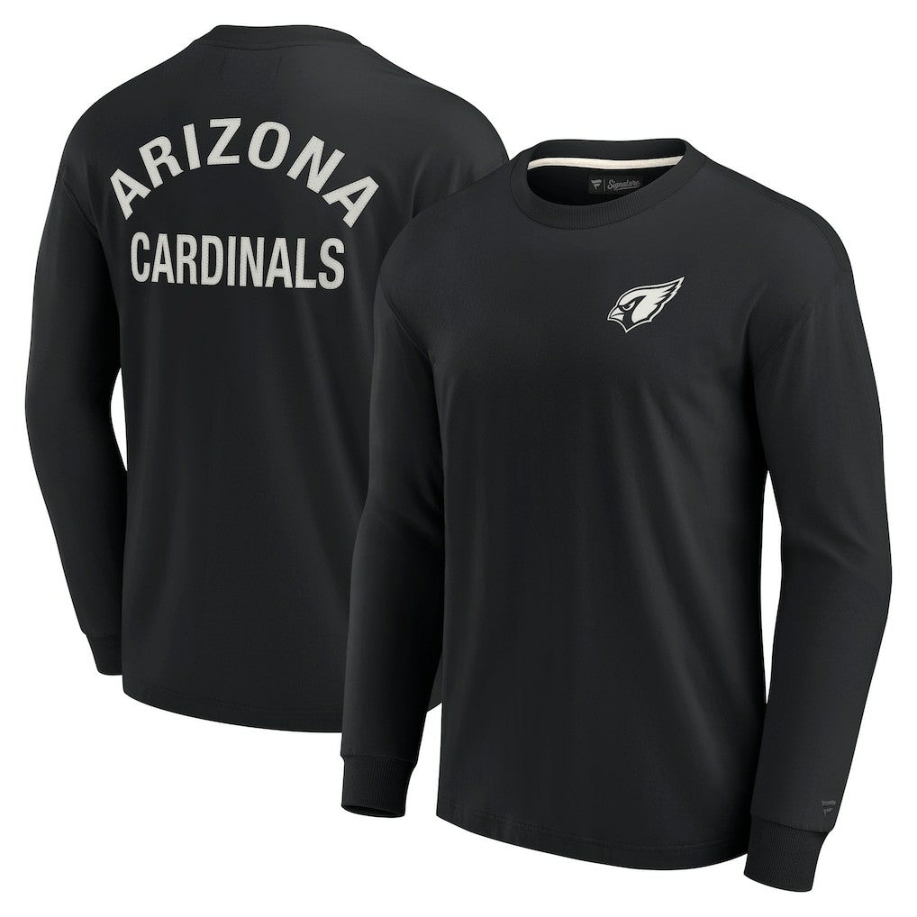 Arizona Cardinals Unisex Elements Super Soft Long Sleeve T-Shirt Black