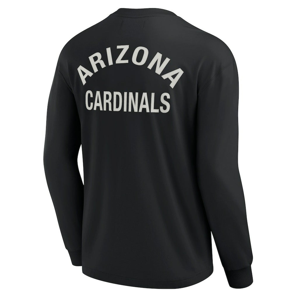 Arizona Cardinals Unisex Elements Super Soft Long Sleeve T-Shirt Black