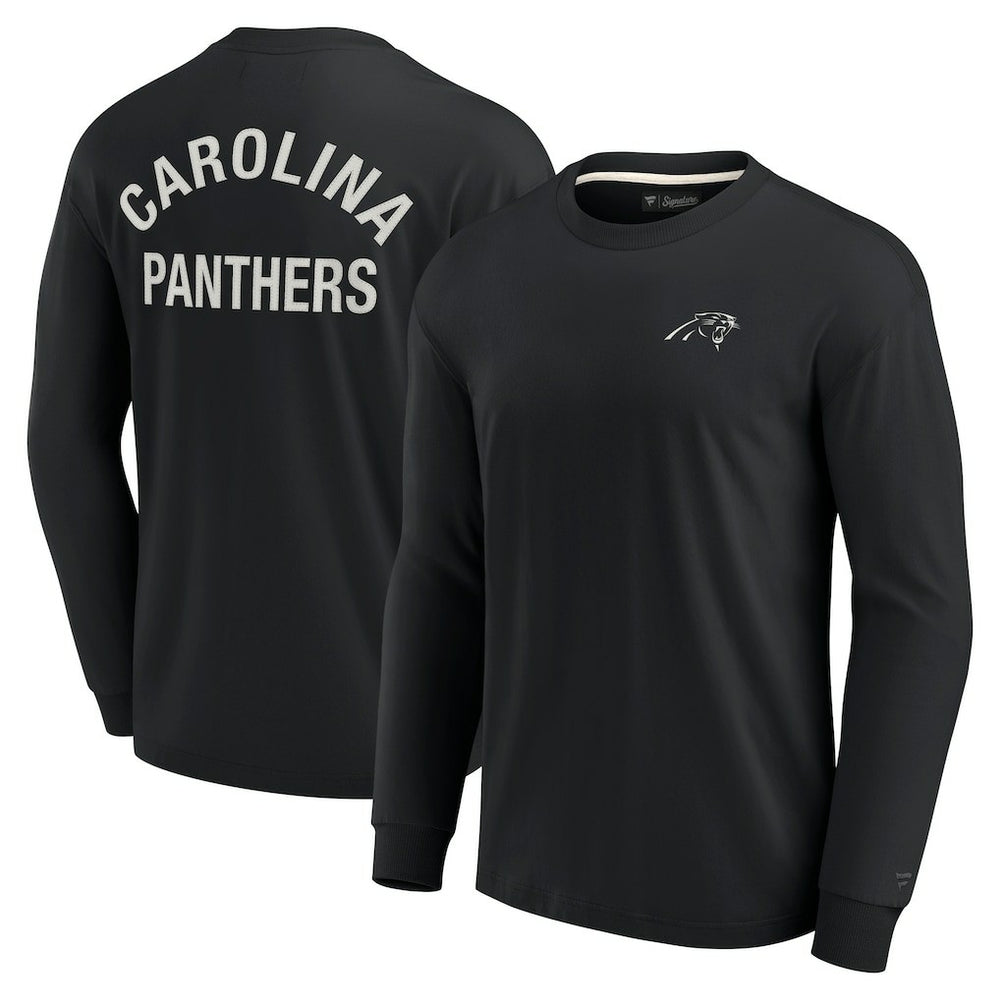 Carolina Panthers Unisex Elements Super Soft Long Sleeve T-Shirt Black