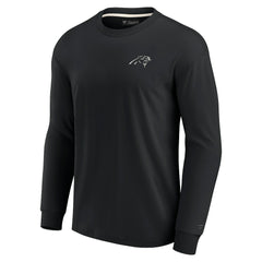 Carolina Panthers Unisex Elements Super Soft Long Sleeve T-Shirt Black