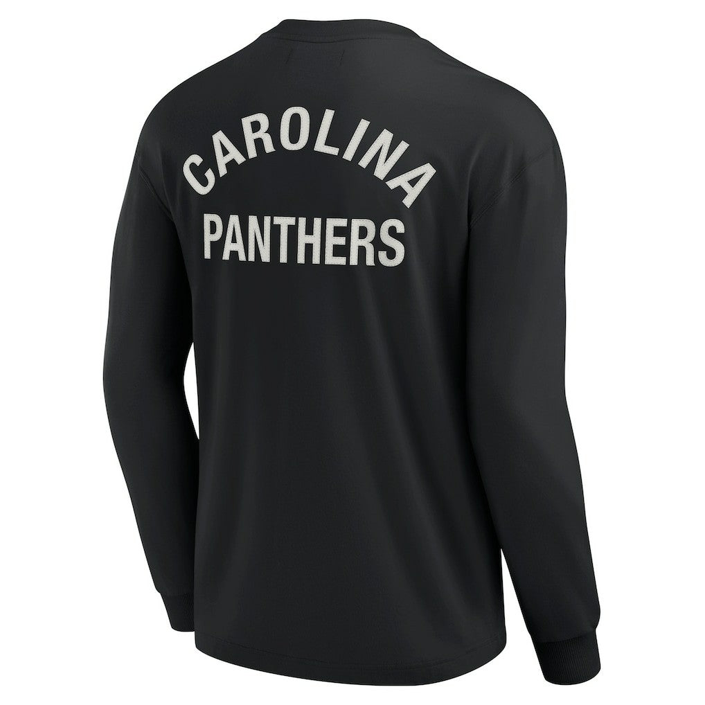 Carolina Panthers Unisex Elements Super Soft Long Sleeve T-Shirt Black