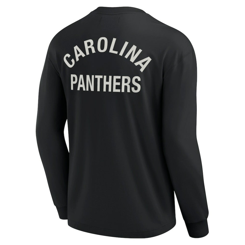 Carolina Panthers Unisex Elements Super Soft Long Sleeve T-Shirt Black