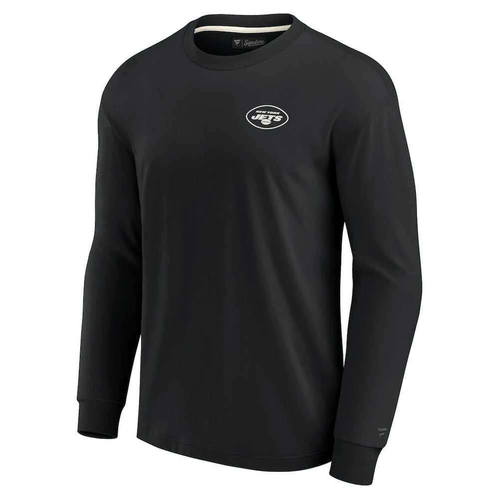 New York Jets Unisex Elements Super Soft Long Sleeve T-Shirt Black