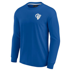 Los Angeles Rams Unisex Elements Super Soft Long Sleeve T-Shirt Royal