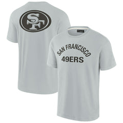 San Francisco 49ers Unisex Elements Super Soft Short Sleeve T-Shirt Gray