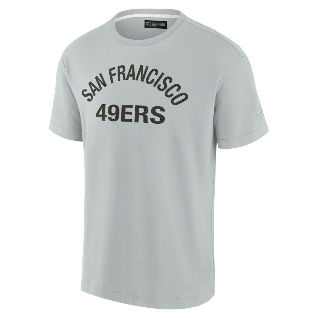 San Francisco 49ers Unisex Elements Super Soft Short Sleeve T-Shirt Gray