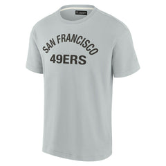 San Francisco 49ers Unisex Elements Super Soft Short Sleeve T-Shirt Gray