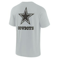 Dallas Cowboys Unisex Elements Super Soft Short Sleeve T-Shirt Gray