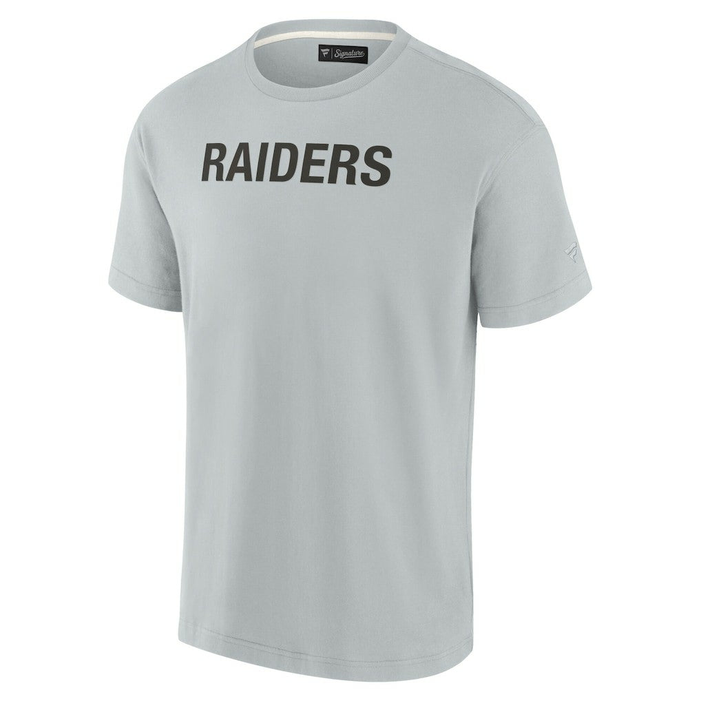 Las Vegas Raiders Unisex Elements Super Soft Short Sleeve T-Shirt Gray