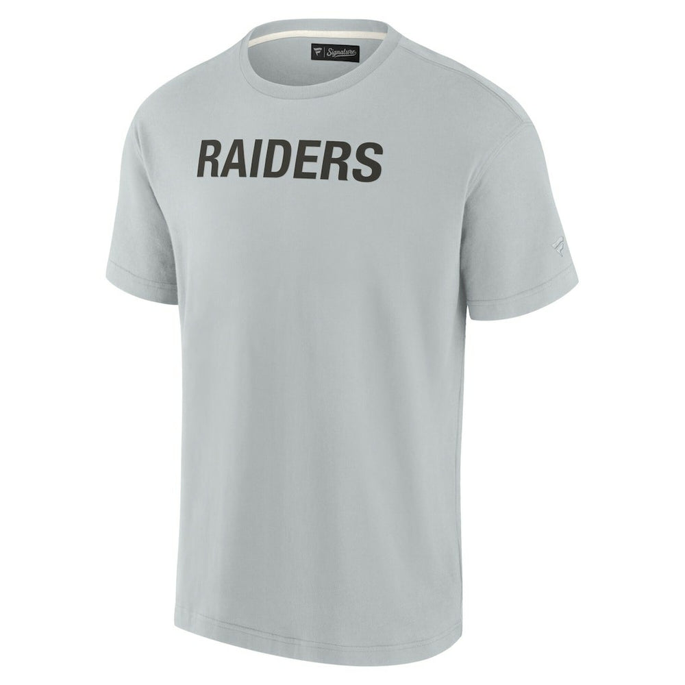 Las Vegas Raiders Unisex Elements Super Soft Short Sleeve T-Shirt Gray