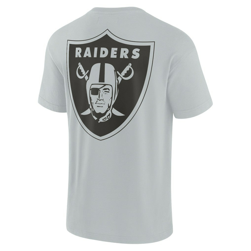 Las Vegas Raiders Unisex Elements Super Soft Short Sleeve T-Shirt Gray