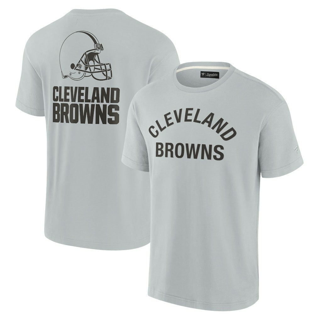 Cleveland Browns Unisex Elements Super Soft Short Sleeve T-Shirt Gray