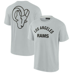 Los Angeles Rams Unisex Elements Super Soft Short Sleeve T-Shirt Gray