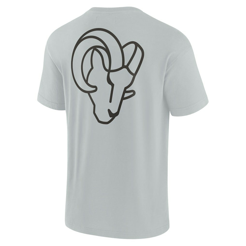 Los Angeles Rams Unisex Elements Super Soft Short Sleeve T-Shirt Gray