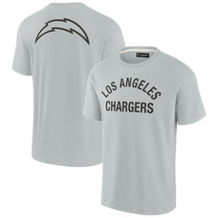 Los Angeles Chargers Unisex Elements Super Soft Short Sleeve T-Shirt Gray