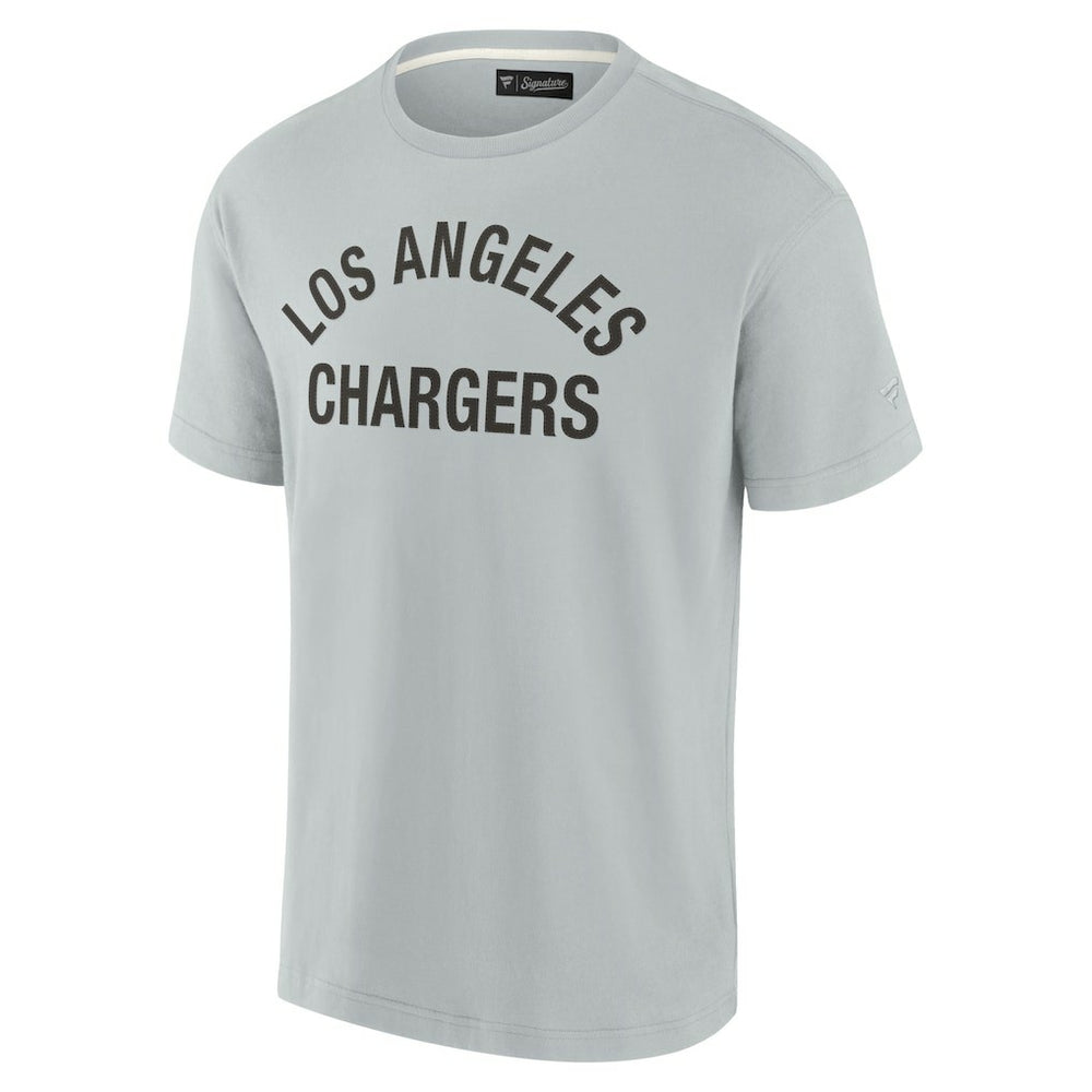 Los Angeles Chargers Unisex Elements Super Soft Short Sleeve T-Shirt Gray