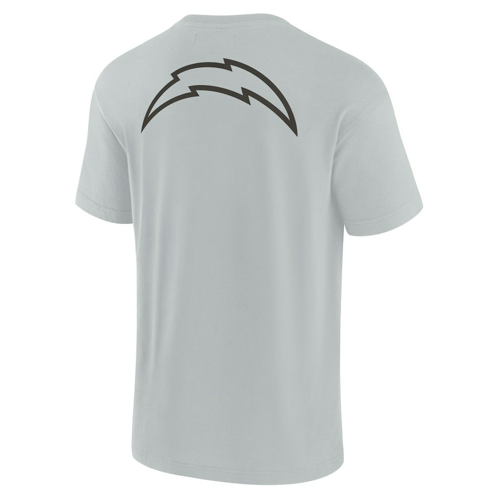 Los Angeles Chargers Unisex Elements Super Soft Short Sleeve T-Shirt Gray