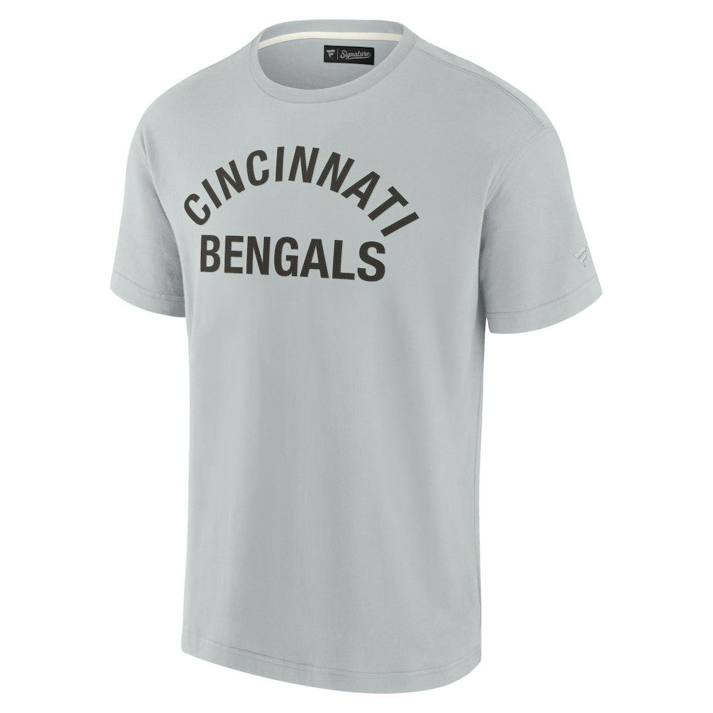 Cincinnati Bengals Unisex Elements Super Soft Short Sleeve T-Shirt Gray