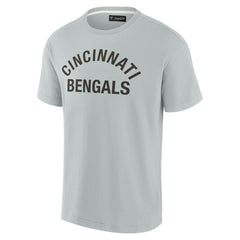 Cincinnati Bengals Unisex Elements Super Soft Short Sleeve T-Shirt Gray