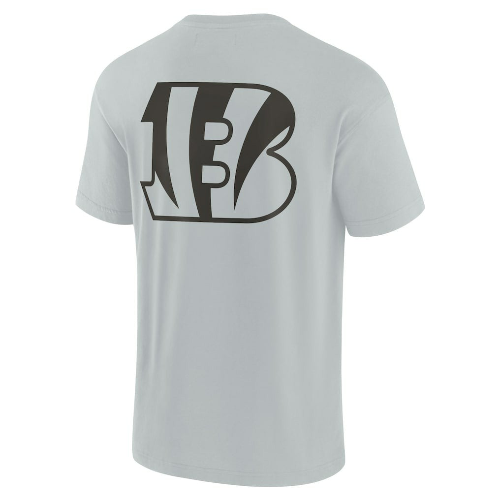 Cincinnati Bengals Unisex Elements Super Soft Short Sleeve T-Shirt Gray